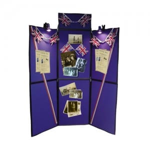6 Panel Display Stand - Jubilee Theme