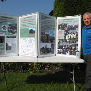 Aylesbury Ramblers use Panel Warehouse Desktop Display Boards to raise awareness