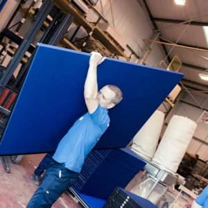 Panel Warehouse Office Screens manufactured to order