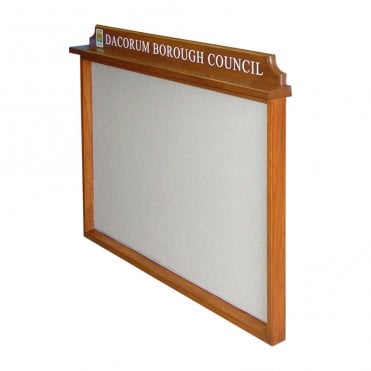 1 Bay, Unglazed 10 x A4 External Oak Noticeboard