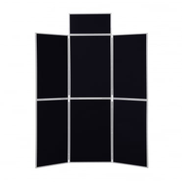10 Pack Value Display Boards 6 Panel with Grey Plastic Frame