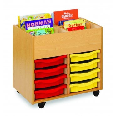 4 Bay Artbox / Kinderbox with 8 Shallow Trays