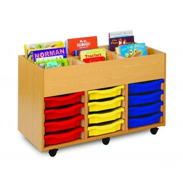6 Bay Kinderbox with 12 Shallow or 6 Deep Trays
