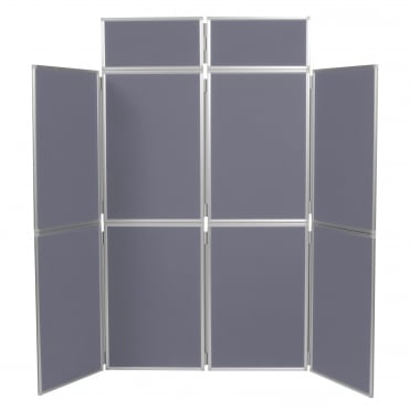 8 Panel Display Boards with Aluminium Frame 