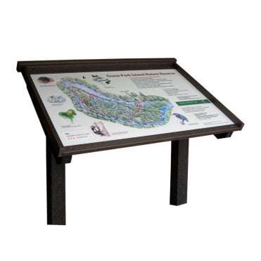 A0 Man-made Timber Interpretation Panel