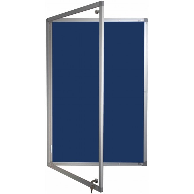 Camira Cara Tamperproof Lockable Noticeboard with Aluminium Frame