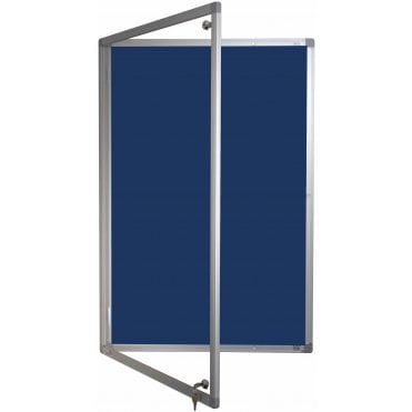 Camira Cara Tamperproof Lockable Noticeboard with Aluminium Frame