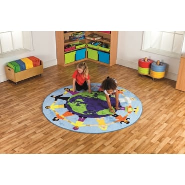 Children of the World Multi-Cultural Carpet