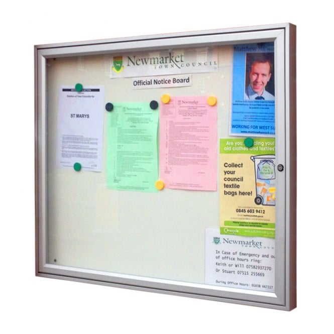 Classic Outdoor Aluminium Frame Noticeboard 8 x A4 