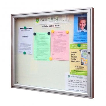 Classic Outdoor Aluminium Frame Noticeboard 8 x A4 