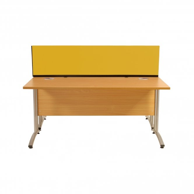 Desk Screen Dividers, Straight 1200mm x 400mm x 400mm, Fiesta Fabric