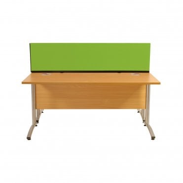 Desk Screen Dividers, Straight 1800mm x 400mm x 400mm, Fiesta Fabric