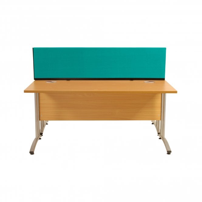 Desk Screen Dividers, Straight, 1800mm x 400mm x 400mm, Woolmix Fabric