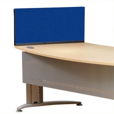 Easy Clean Desk Mounted Partition 800mm w x 500mm H