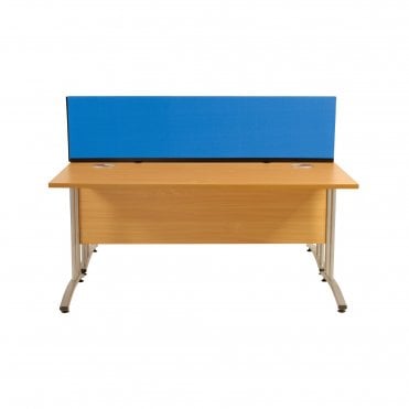 Easy Clean Desk Mounted Partition Screen 1200mm W x 500mm H