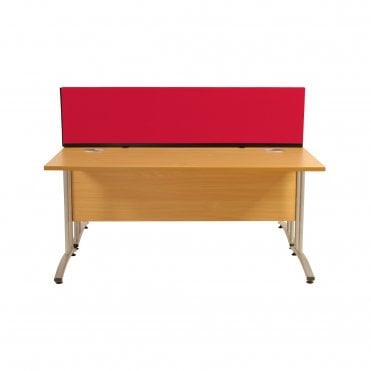 Easy Clean Desk Mounted Partition Screen 1600mm W x 500mm H