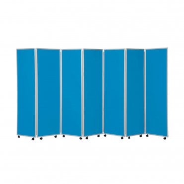 Easy Clean Mobile Concertina Room Divider 1800mm High