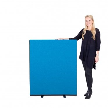Economy Office Screen 1000mm w x 1200mm h Nyloop Fabric 