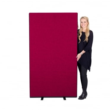 Economy Office Screen 1000mm w x 1800mm h Nyloop Fabric