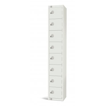 Elite White Lockers Eight Door