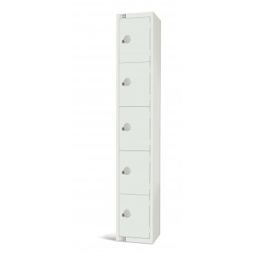 Elite White Lockers Five Door