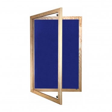 Fire Safe Wood Frame Tamperproof Polycolour Notice Board
