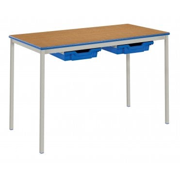 Fully Welded Classroom Table Size 1100 x 550 mm Inc 2 Trays
