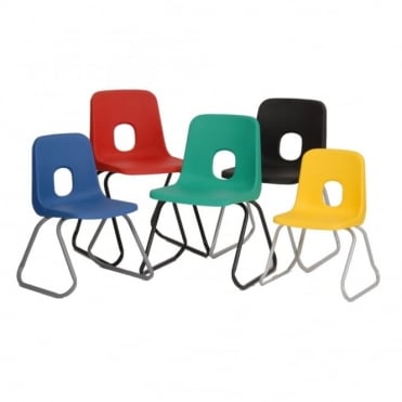 Hille Series E Classroom Chair - Skid Base