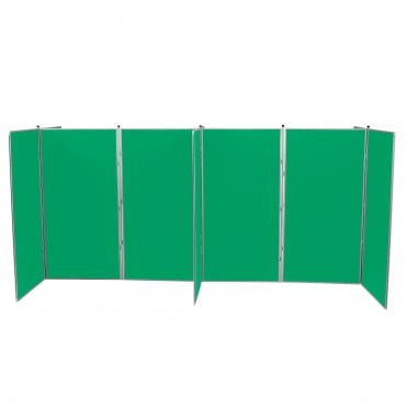 Jumbo Slimflex Display Boards, 10 Panel with Grey Plastic Frame