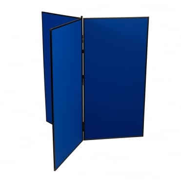 Jumbo Slimflex Display Boards, 3 Panel with Black Plastic Frame