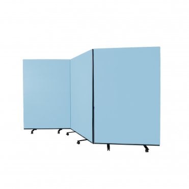 Large Triple Screen, Fiesta Fabric