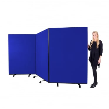 Large Triple Screen, Woolmix Fabric 