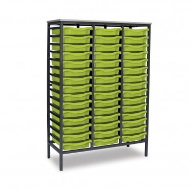Metal Frame 38 Tray Storage Unit