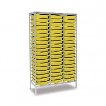 Metal Frame 57 Tray Storage Unit