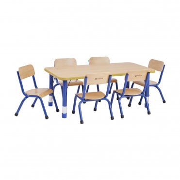 Milan Rectangular Table - 6 Seater 