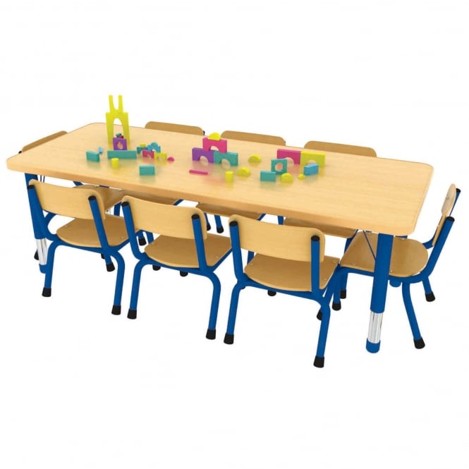Milan Rectangular Table - 8 Seater 