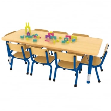Milan Rectangular Table - 8 Seater 