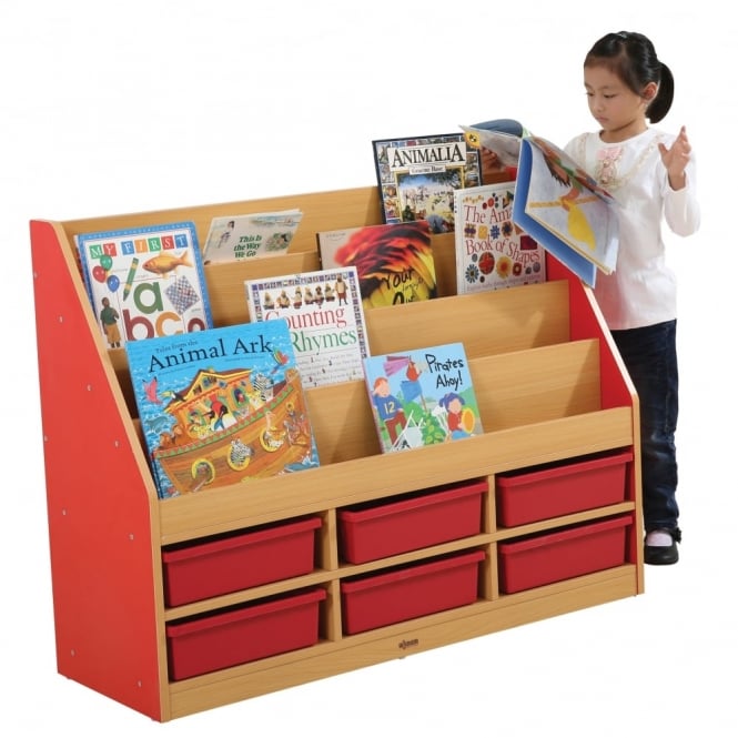 Milan Tiered Bookcase – 6 Small Trays