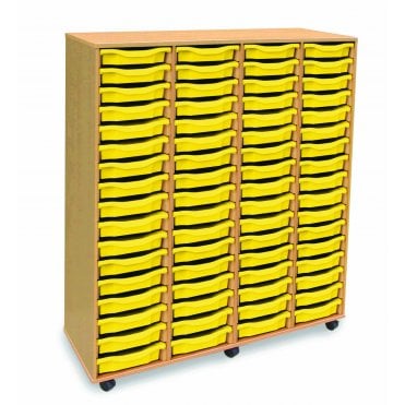 Mobile 64 Shallow Tray Storage Unit