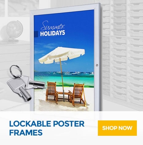 Lockable Poster Frames