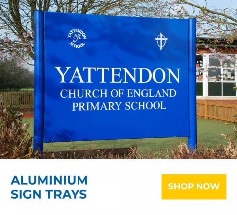 Aluminium Sign Trays