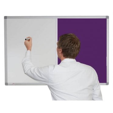 Non Magnetic Combination Board Half Felt Fabric