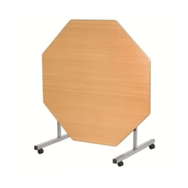 Octagonal Tilt Top Dining Table MDF Edge