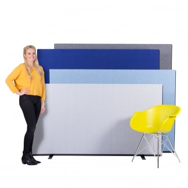 Office Partition 1800mm Wide Woolmix Fabric