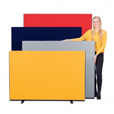 Office Screens 1500mm wide Fiesta Fabric