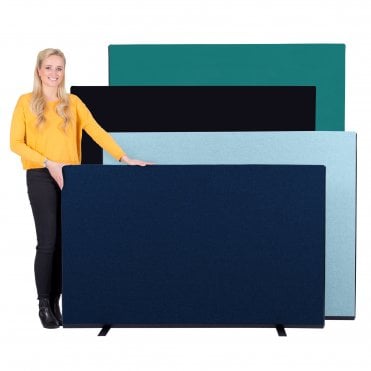 Office Screens 1600mm wide Fiesta Fabric