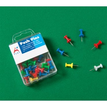 Push Pins Pack of 25, Next Day Delivery 
