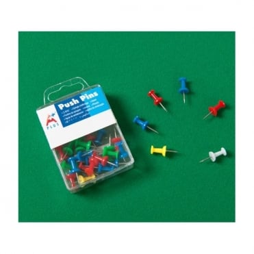 Push Pins Pack of Assorted Colours