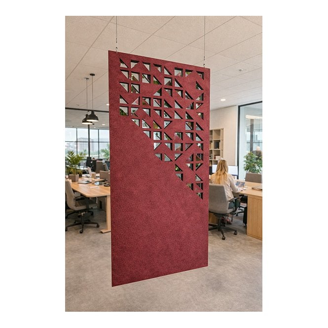 Riva PET Acoustic Hanging Dividers Geo Blocks