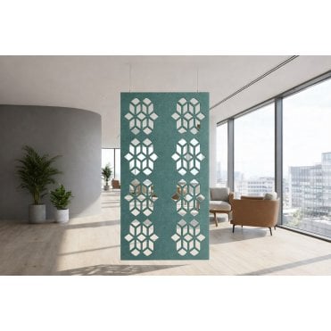 Riva PET Acoustic Hanging Dividers Geo 